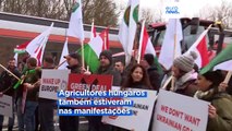 Agricultores da Chéquia, Eslováquia, Polónia e Hungria bloqueiam fronteiras em protesto conjunto