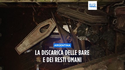 Argentina, la discarica di bare e resti umani non identificati a La Plata