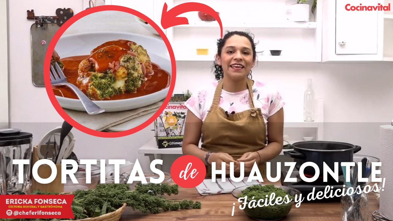 Aprende cómo hacer tortitas de huauzontle en caldillo de jitomate, receta fácil y deliciosa