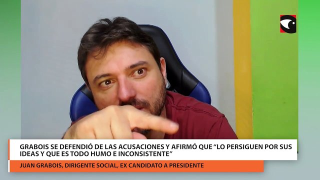 Grabois se defendió de las acusaciones y afirmó que “lo persiguen por sus ideas y que es todo humo e inconsistente”