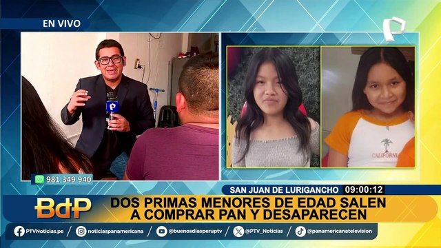 San Juan de Lurigancho: dos primitas menores de edad salen a comprar pan y desaparecen