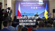 Selenskyj bittet Brüssel, Streit mit polnischen Landwirten über zollfreies Getreide zu entschärfen