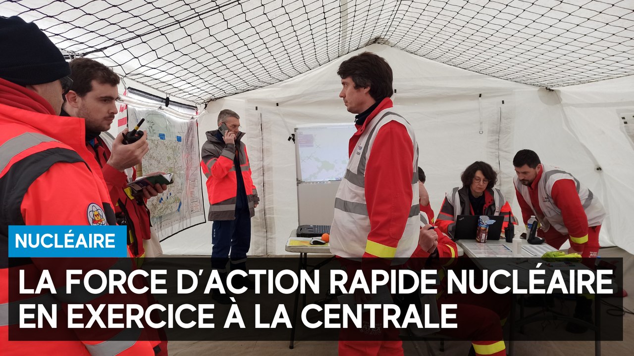 La Force d’action rapide nucléaire en exercice à la centrale nucléaire de Nogent-sur-Seine