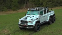Three Axles, 1.37 Meters, 900 PS and 1.200 Nm Torque , New MANSORY Gronos 6x6 P900 2024