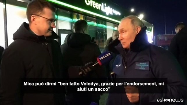 Putin: Biden per noi meglio ma non pu? dire grazie per l'endorsement
