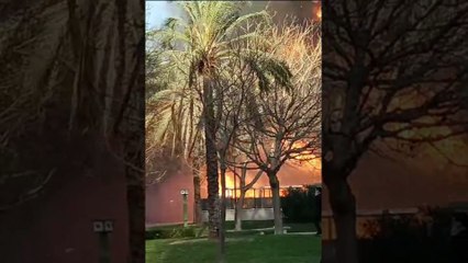 Incendio edificio Valencia