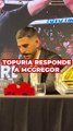 Topuria responde a Connor McGregor