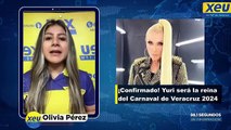 ¡Confirmado! Yuri será la reina del Carnaval de Veracruz 2024