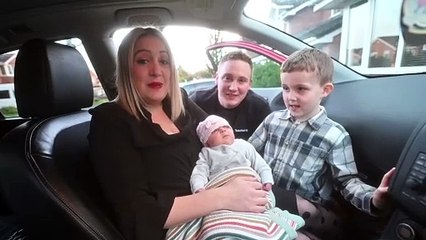 Mother gives birth in Nissan Qashqai with baby unable to wait until they got to hospital