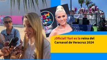 ¡Oficial! Yuri es la reina del Carnaval de Veracruz 2024