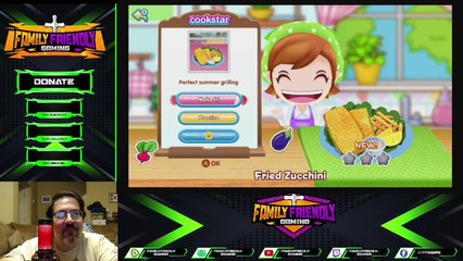 Cooking Mama Cookstar Vegetarian Fried Zucchini