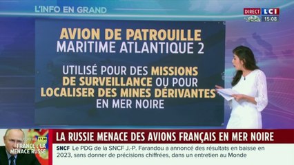 Download Video: La Russie menace des avions francais en Mer Noire - Nivin Potros sur lCI (22/02/2024)