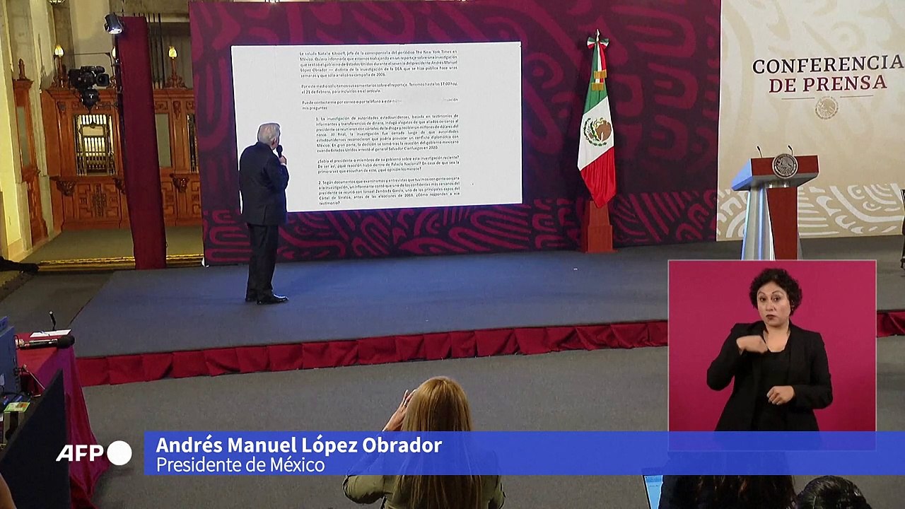 Presidente mexicano pide a EEUU informar sobre pesquisa por presuntos nexos con narcos