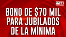 Bono de $70 mil para jubilados de la mínima ¿Cómo conseguirlo?