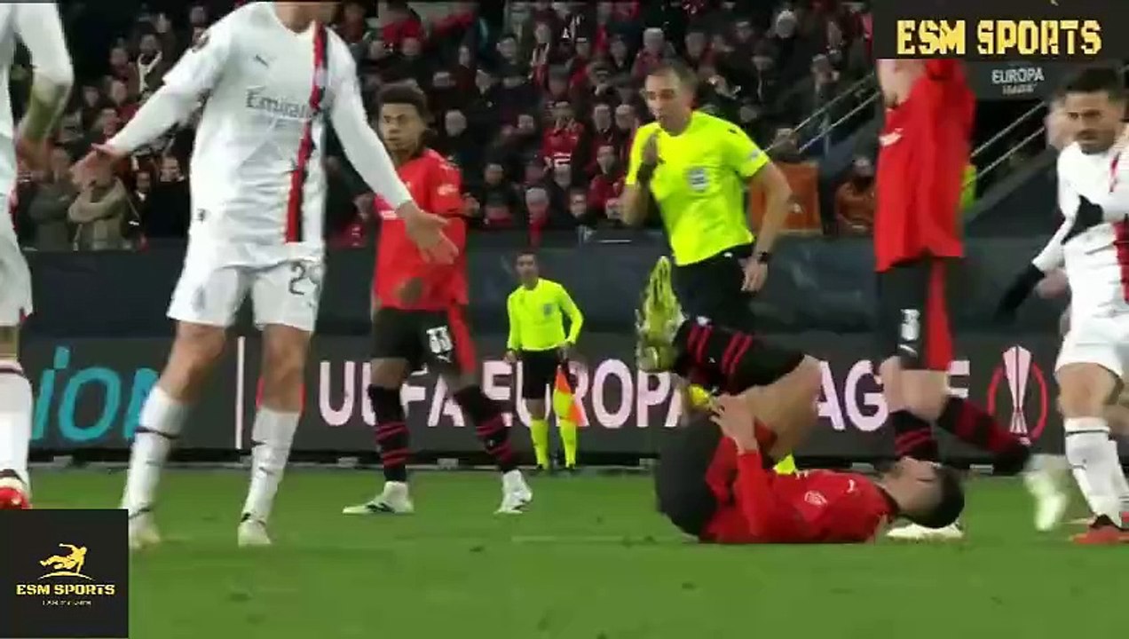 Rennes vs AC Milan 3-2 Extended Highlights & Golas 2024