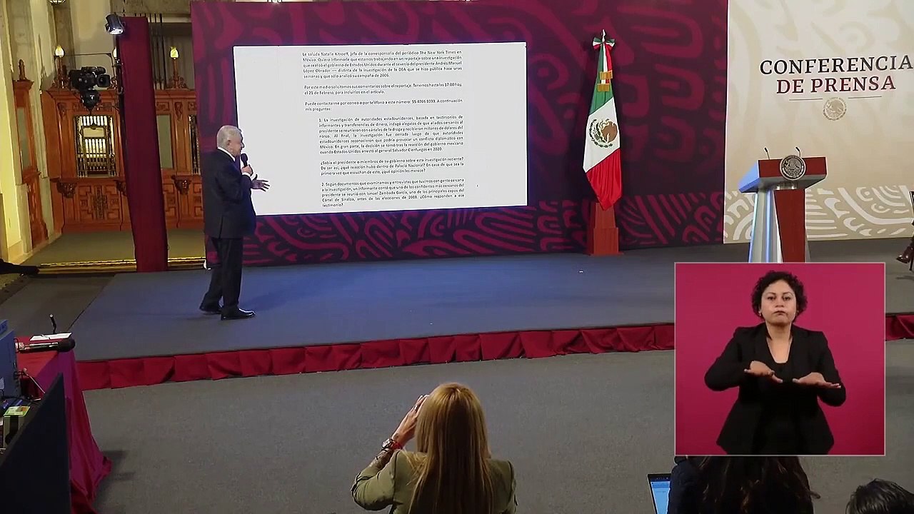 AMLO se lanza contra NYT por investigar pagos del narco en su campaña de 2018