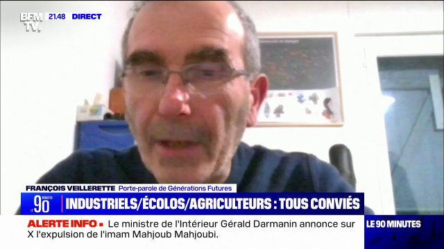 Grand débat au Salon de l'agriculture: Les affaire agricoles ne concernent pas que les agriculteurs et la distribution , pour François Veillerrette (porte-parole de Générations Futures)