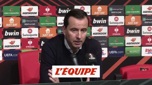 Stéphan : « Les joueurs ont fait un grand match » - Foot - C3 - Rennes