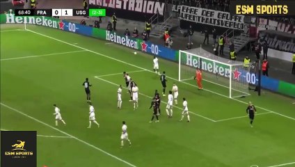 Frankfurt vs Union Saint Gilloise 1-2 Highlights & All Goals 2024