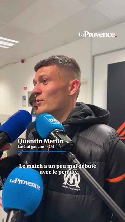 OM-Shakhtar (3-1) : "Le public a été formidable", souligne Merlin.