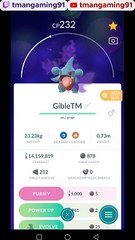 Pokémon GO-Evolving Shadow Gible