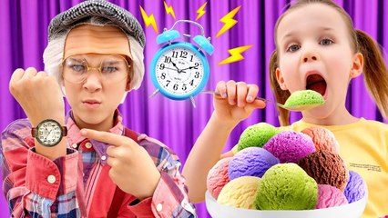 Five Kids Grandfather teaches baby Alex not to be lazy and other funny videos