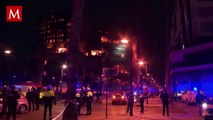 Urgencia en Valencia: Bomberos luchan por rescatar a vecinos atrapados en incendio