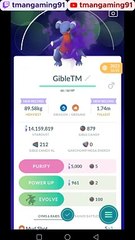 Pokémon GO-Evolving Shadow Gabite