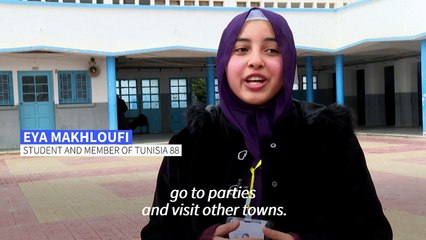 Music helps beat the blues in Tunisian youth project