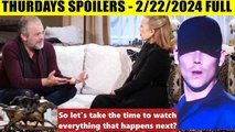 Y&R Spoilers Thurdays Update (2_22_2024) - Seth makes a secret deal with Nikki N