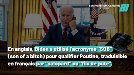 Joe Biden Insulte Vladimir Poutine : L'incident Controversé à San Francisco