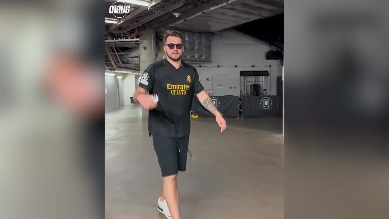 La ‘treta’ de Doncic, de Nike, para poder lucir la camiseta del Madrid de Adidas sin represalias