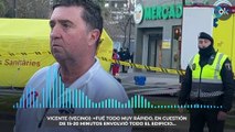 Vicente, vecino de la segunda planta del edificio incendiado en Valencia: «Prendió como una falla»