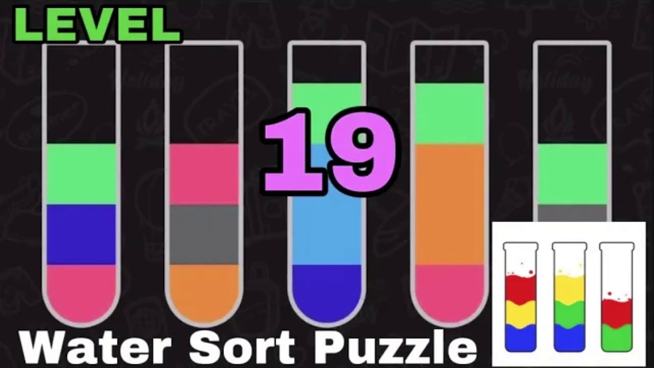 WATER SORT PUZZLE - [LEVEL 19]