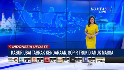 Gara-Gara Tabrak Sejumlah Kendaraan, Sopir Truk Diamuk Warga!