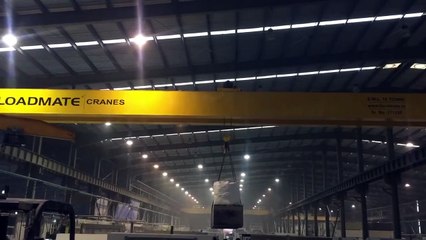 10 Ton EOT Crane at Marble Company