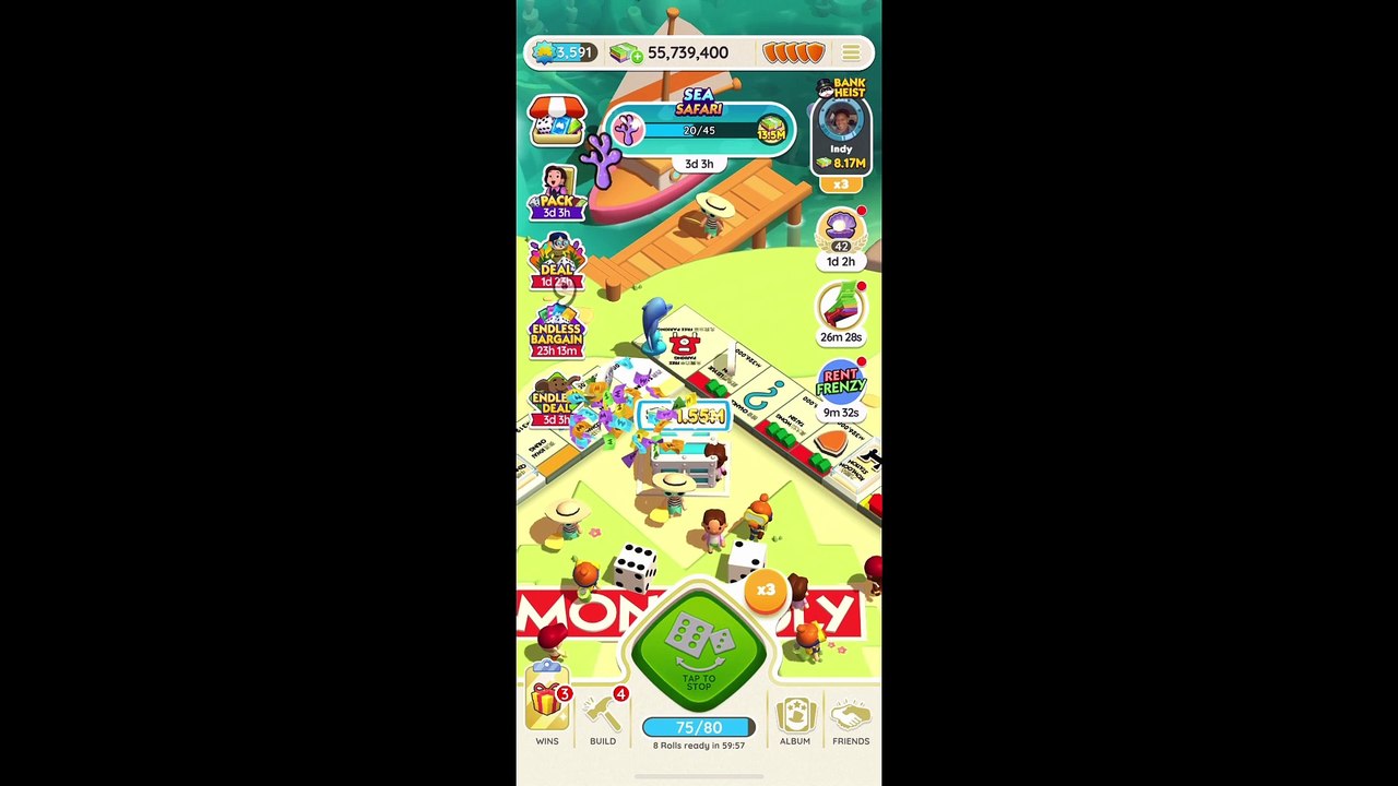 [Miniriceto]Game Play _ Monopoly Go!Day 158
