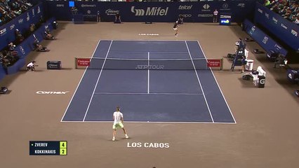 Los Cabos - Zverev solide pour passer l'obstacle Kokkinakis
