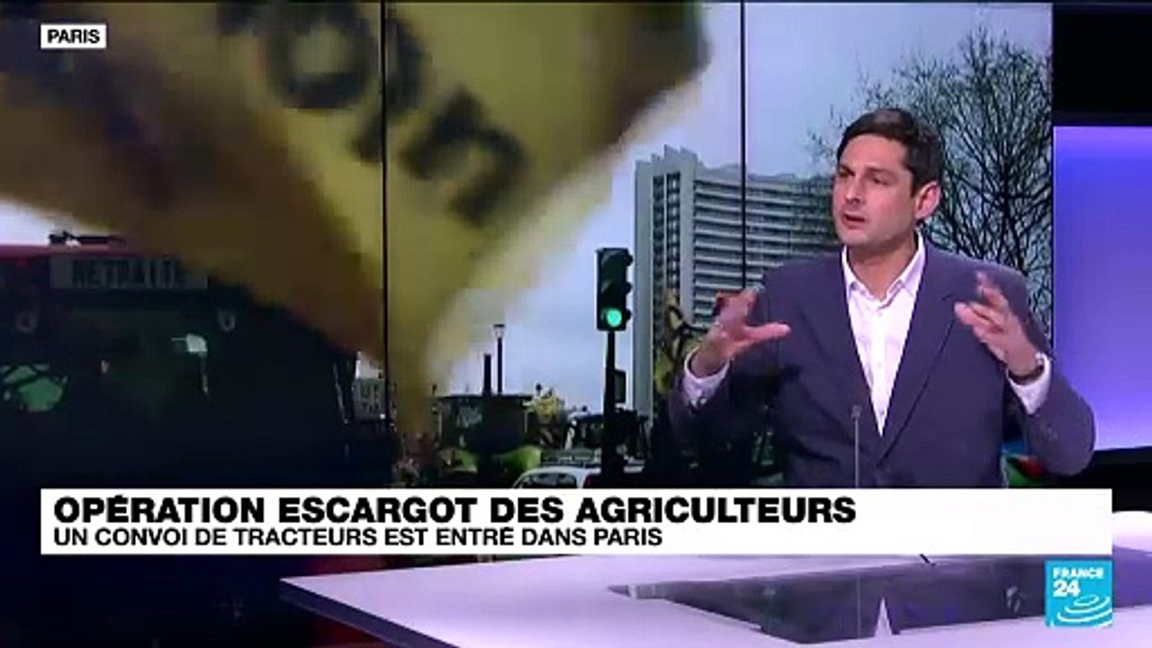 Opération escargot des agriculteurs : un convoi de tracteurs est entré dans Paris