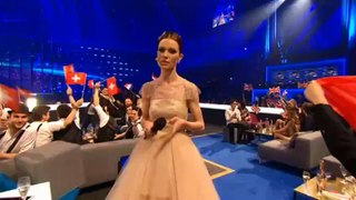 Lise Rønne tager fusen på finalisterne i Green Room | Eurovision Song Contest 2014 | DR