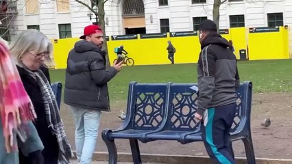 staring random people prank nearly hit me-prank by joker- latest 2023