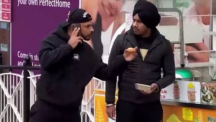 Stranger got mad at me when I sit with his girlfriend - feeding stranger with my food joker pranks