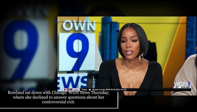 Kelly Rowland refused to answer any questions about her longtime bestie Beyoncé’s new music during an interview about her latest onscreen venture.