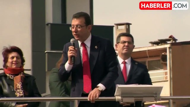 İmamoğlu: Çiller, 13 bin metrekare arazisine ballı börek imar çıkarttığı için Kurum'u destekliyor