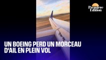 Nouvel incident pour Boeing: ce 757 a perdu un morceau d'aile en plein vol