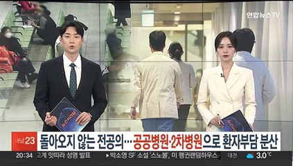 돌아오지 않는 전공의…공공병원·2차 병원으로 환자부담 분산