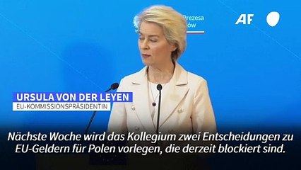 EU zahlt Polen bislang blockierte Milliardenhilfen aus