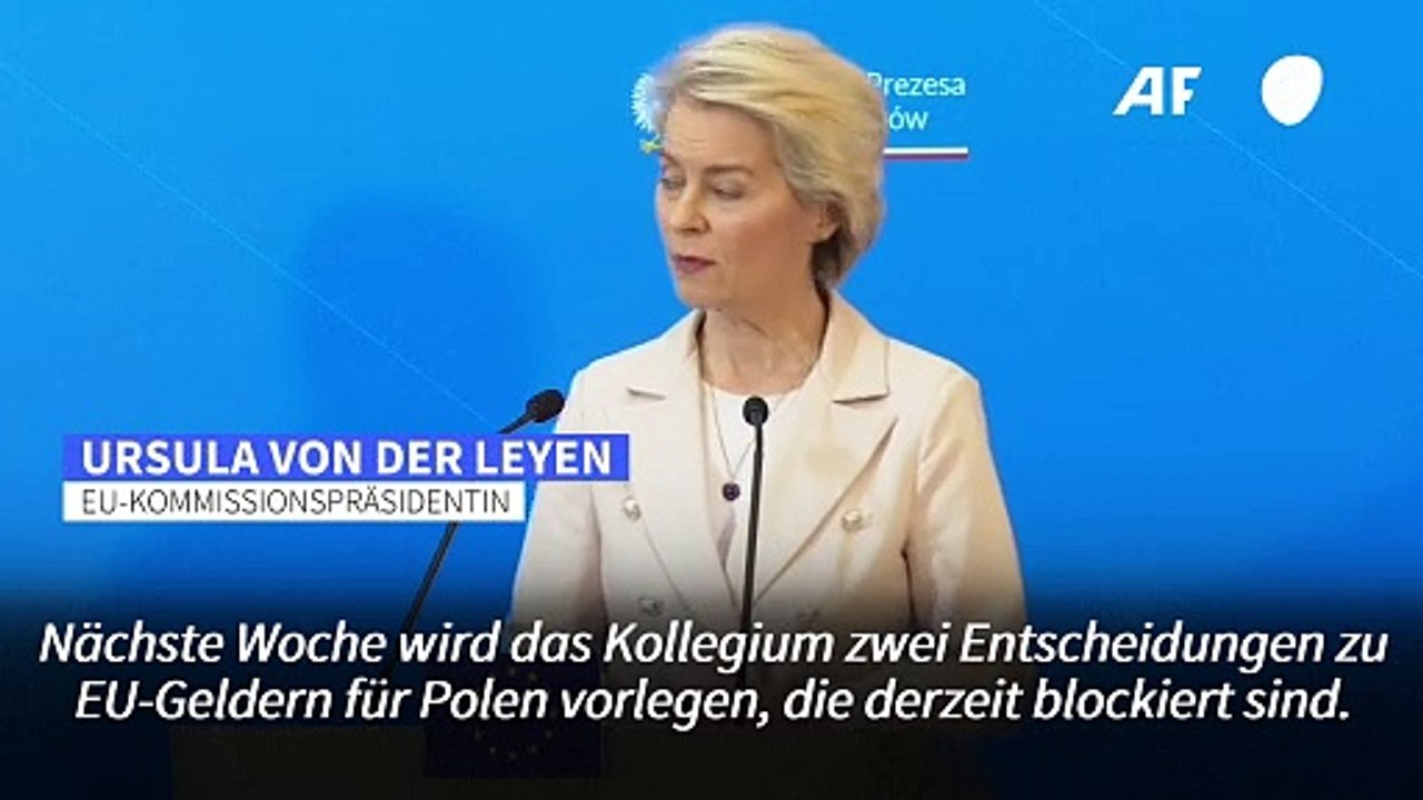 EU zahlt Polen bislang blockierte Milliardenhilfen aus
