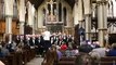 Monmouth Male Voice Choir singing You Raise Me Up with the Rock Choir at Monmouth's St Mary's Church