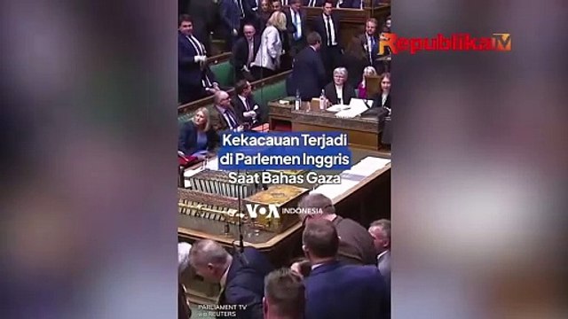 Bahas Gencatan Senjata di Gaza, Parlemen Inggris Ricuh